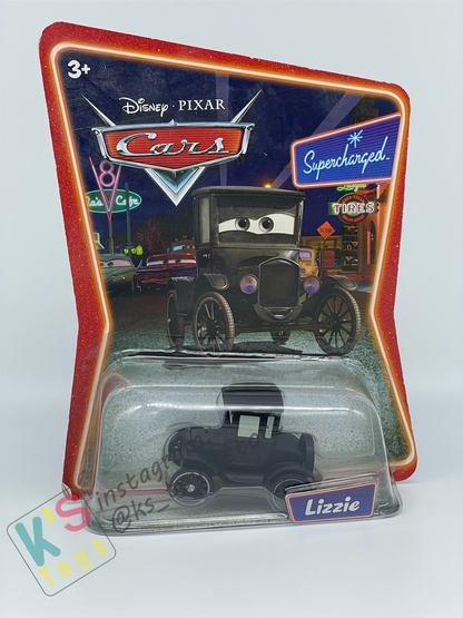 DISNEY PIXAR CARS "LIZZIE" SUPERCHARGED - BNIP