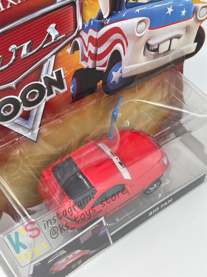 DISNEY PIXAR CARS "BIG FAN" CARS TOON SERIES - BNIP