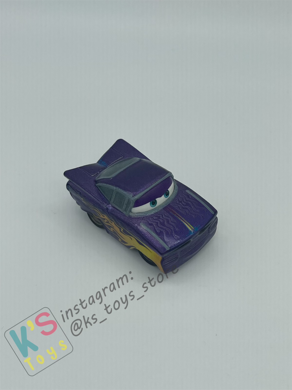 Loose Mini Racers Pixar Disney Cars, Metallic Purple Ramone - Displayed Condition