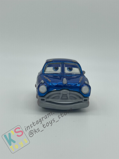 Loose Mini Racers Pixar Disney Cars, Metallic Fabulous Hudson Hornet - Displayed Condition