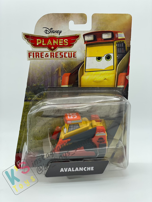 DELUXE DISNEY PLANES BY MATTEL, "AVALANCHE" FIRE & RESCUE SERIES - BNIP