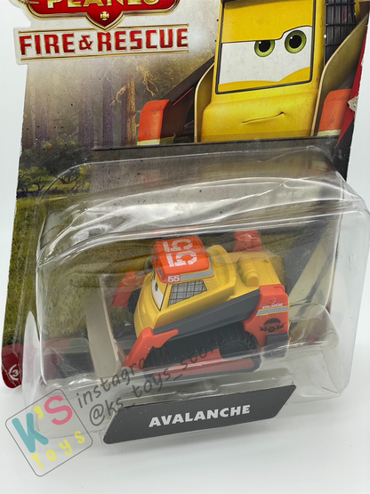 DELUXE DISNEY PLANES BY MATTEL, "AVALANCHE" FIRE & RESCUE SERIES - BNIP