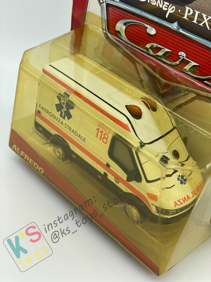 DELUXE DISNEY PIXAR CARS BY MATTEL, "ALFREDO" ALLINOL BLOWOUT - BNIP