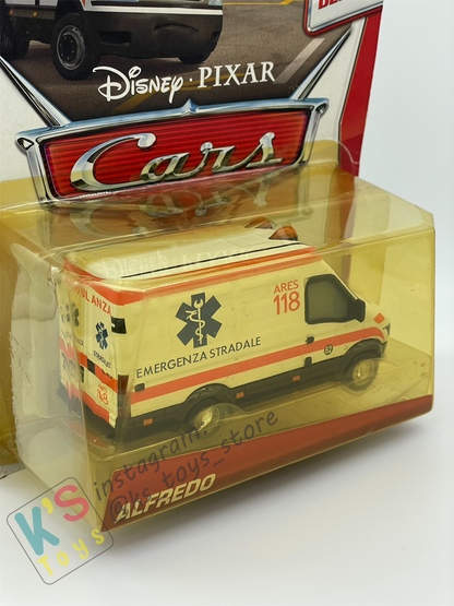 DELUXE DISNEY PIXAR CARS BY MATTEL, "ALFREDO" ALLINOL BLOWOUT - BNIP
