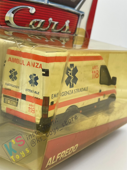 DELUXE DISNEY PIXAR CARS BY MATTEL, "ALFREDO" ALLINOL BLOWOUT - BNIP