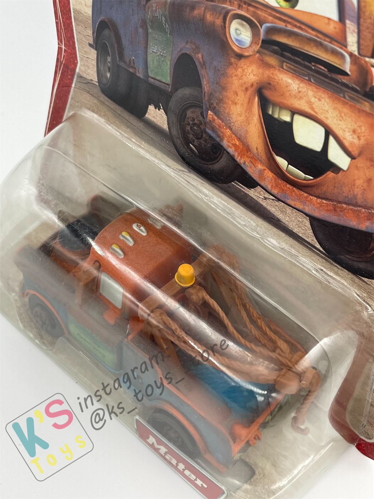 Disney Pixar Cars 1:55 by MATTEL, MATER , FIRST RELEASE EDITION - BNIP
