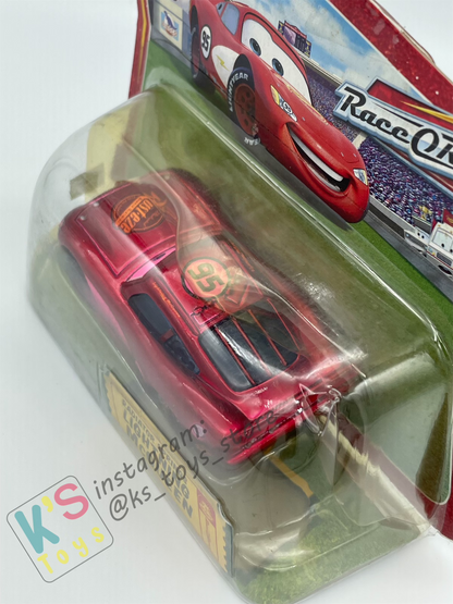 Disney Pixar Cars by Mattel, Radiator Springs Lightning McQueen (Pink Variant) - Race Orama Short Card Series - BNIP