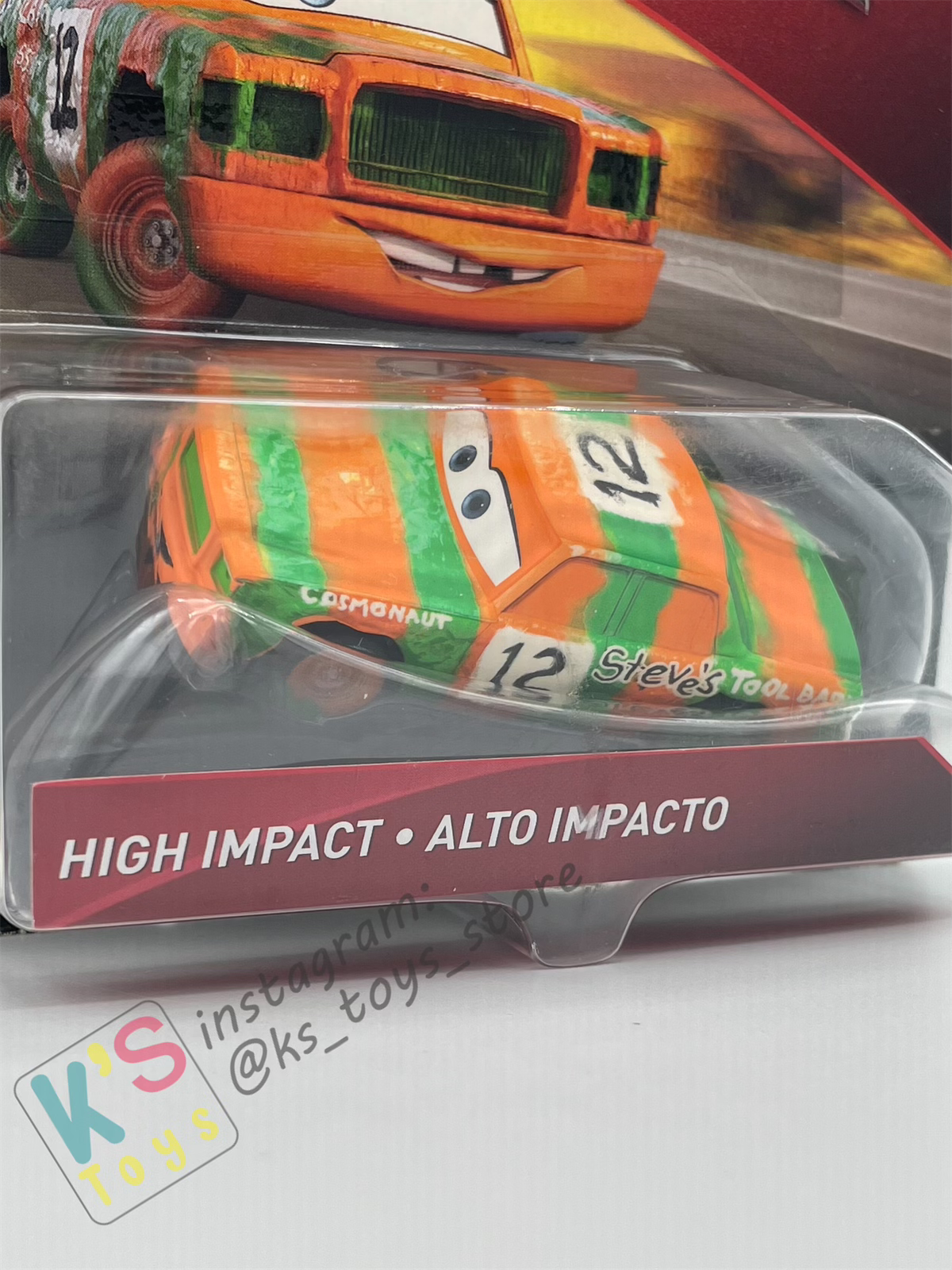Disney Pixar Cars 1:55 by MATTEL, HIGH IMPACT, Thunder Hollows Cars 3 - BNIP