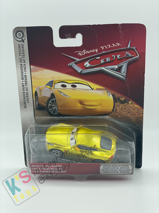Disney Pixar Cars 1:55 by MATTEL, SCAVENGER HUNT METALLIC CRUZ RAMIREZ, Special Metallic Edition - BNIP