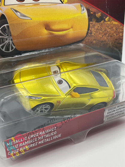 Disney Pixar Cars 1:55 by MATTEL, SCAVENGER HUNT METALLIC CRUZ RAMIREZ, Special Metallic Edition - BNIP