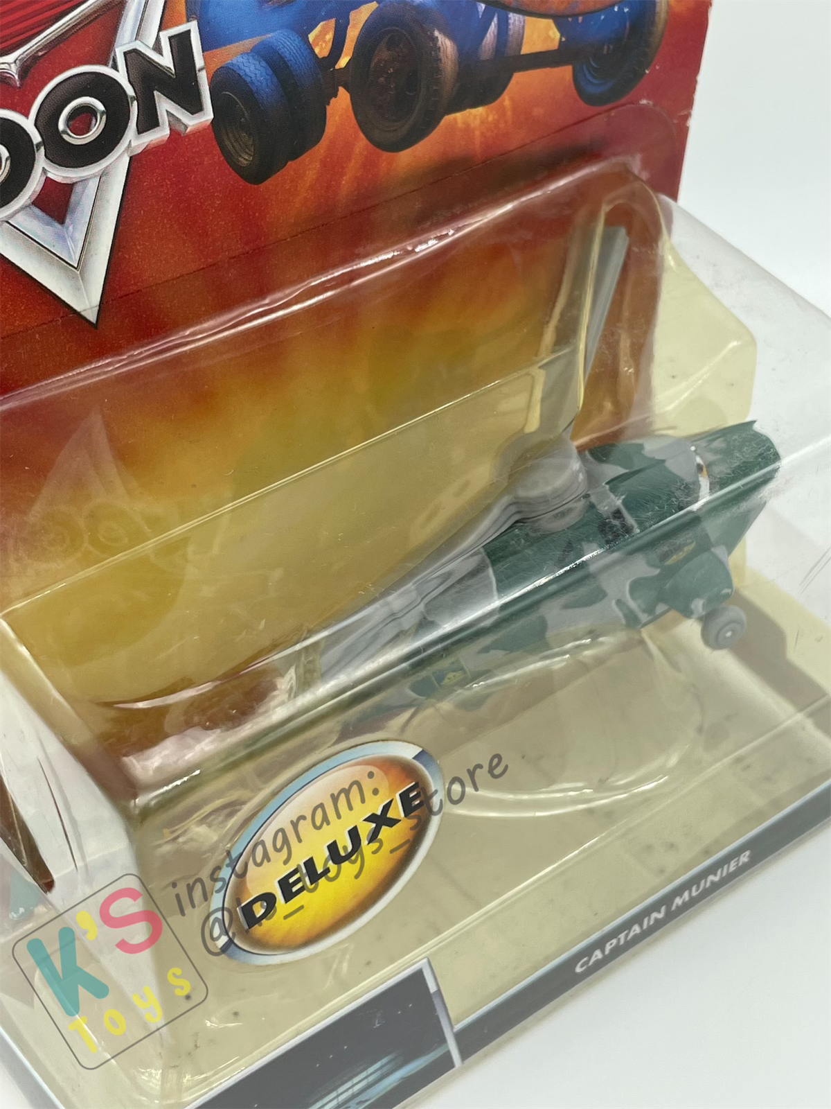 DELUXE DISNEY PIXAR CARS "CAPTAIN MUNIER" UFM SERIES - Cars Toon - BNIP