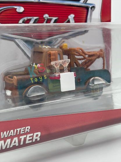 DELUXE DISNEY CARS BY MATTEL, "WAITER MATER" - WHEEL WELL MOTEL - BNIP