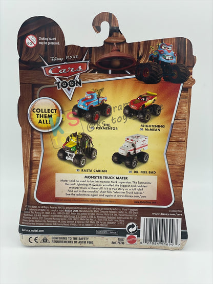 DELUXE DISNEY PIXAR CARS "RASTA CARIAN"- MONSTER TRUCK MATER - Cars Toon - BNIP