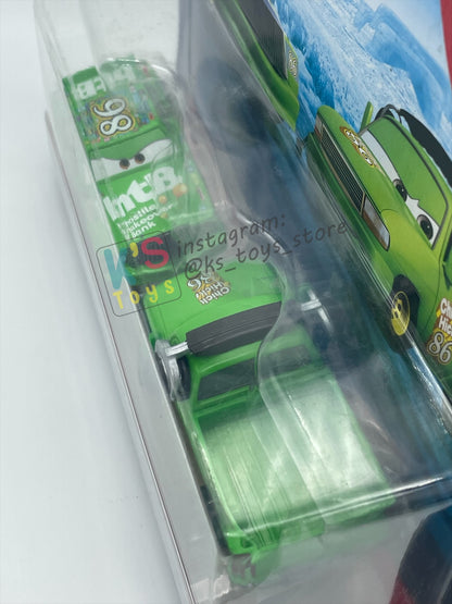 Disney Pixar Cars 1:55 by Mattel 2-Pack Cars 2, "CHICK HICKS AND CHIEF CHICK" - BNIP
