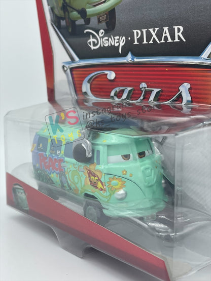 DISNEY PIXAR CARS BY MATTEL, RACE TEAM FILLMORE WITH HEADSET - 95 PIT CREW SERIES - BNIP