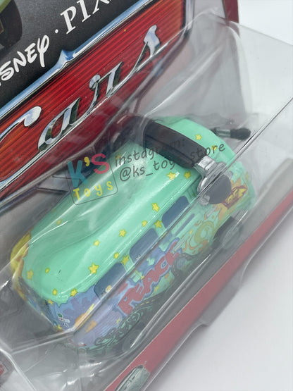 DISNEY PIXAR CARS BY MATTEL, RACE TEAM FILLMORE WITH HEADSET - 95 PIT CREW SERIES - BNIP