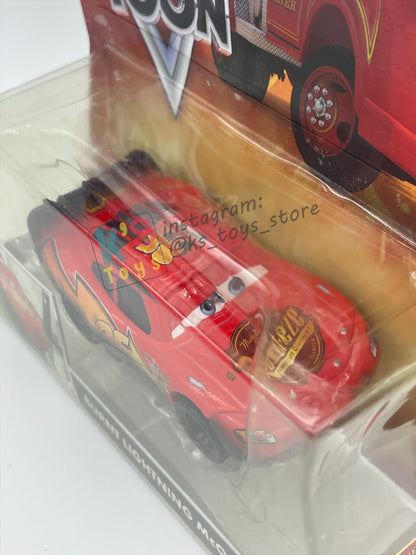 DISNEY PIXAR CARS "BURNT LIGHTNING MCQUEEN" RESCUE SQUAD MATER SERIES - Cars Toon - BNIP
