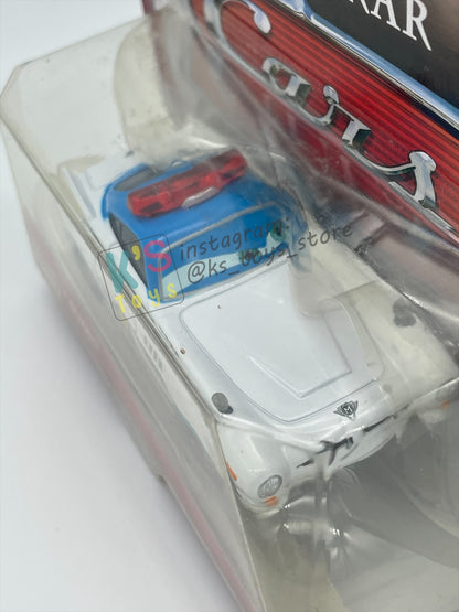 DISNEY PIXAR CARS BY MATTEL, "SECURITY GUARD FINN (VARIANT UNIBODY)" - AIRPORT ADVENTURE SERIES - BNIP