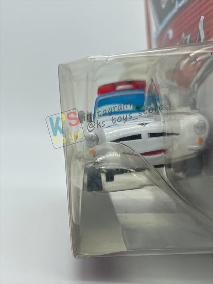 DISNEY PIXAR CARS BY MATTEL, "SECURITY GUARD FINN (VARIANT UNIBODY)" - AIRPORT ADVENTURE SERIES - BNIP