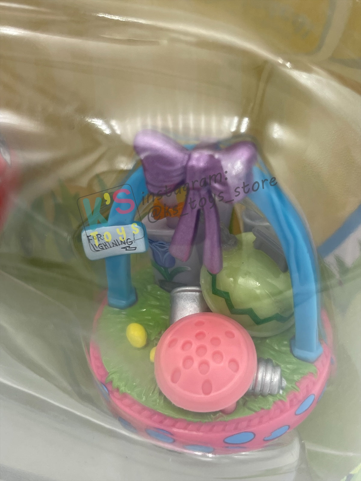 DISNEY PIXAR CARS 1:55 BY MATTEL, "EASTER LIGHTNING MCQUEEN WITH BASKET" EASTER SERIES - BNIP