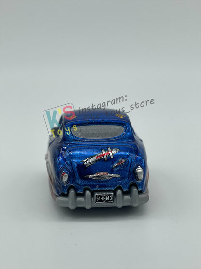 Loose Mini Racers Pixar Disney Cars, Metallic Fabulous Hudson Hornet - Good Condition - READ DESCRIPTION!!!!
