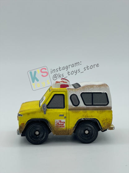 Loose Mini Racers Pixar Disney Cars, TODD PIZZA - Pre-Owned in Good Condition - READ DESCRIPTION!!!!