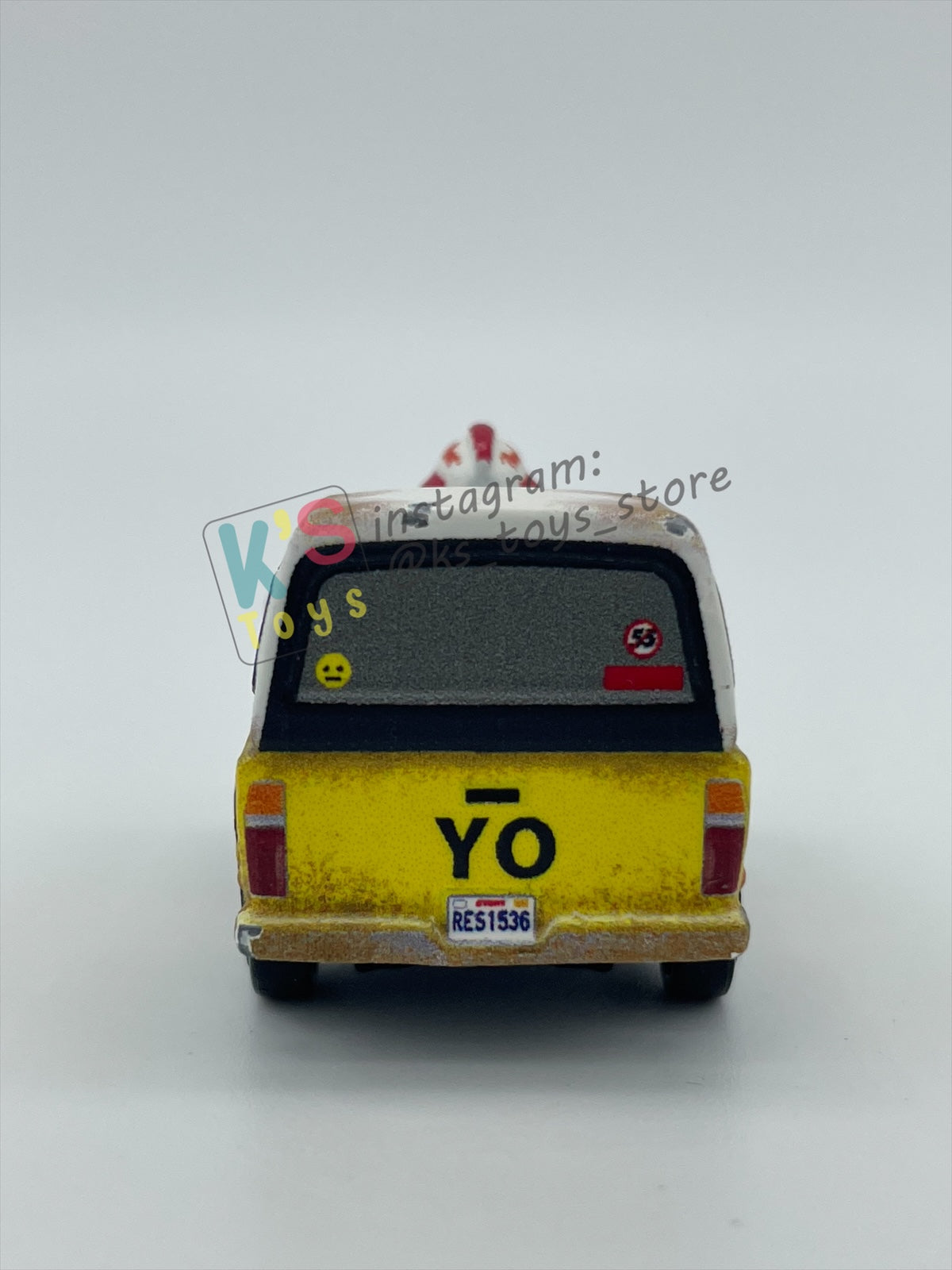 Loose Mini Racers Pixar Disney Cars, TODD PIZZA - Pre-Owned in Good Condition - READ DESCRIPTION!!!!