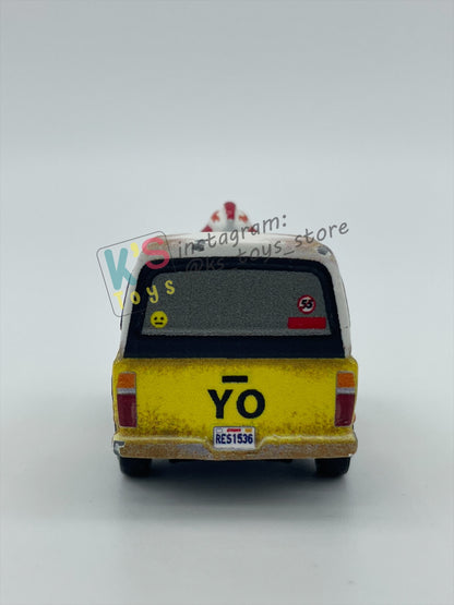 Loose Mini Racers Pixar Disney Cars, TODD PIZZA - Pre-Owned in Good Condition - READ DESCRIPTION!!!!