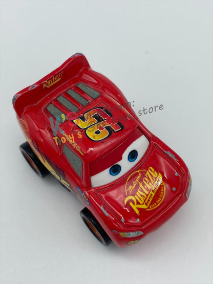 Loose Mini Racers Pixar Disney Cars, LIGHTNING MCQUEEN CARS 3 - Pre-Owned in Good Condition - READ DESCRIPTION!!!!