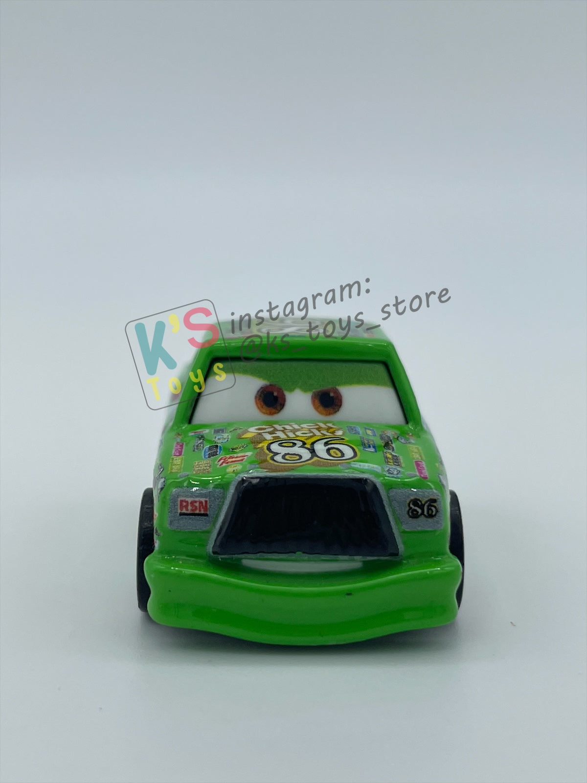 Loose Mini Racers Pixar Disney Cars, CHICK HICKS - Pre-Owned in Good Condition - READ DESCRIPTION!!!!