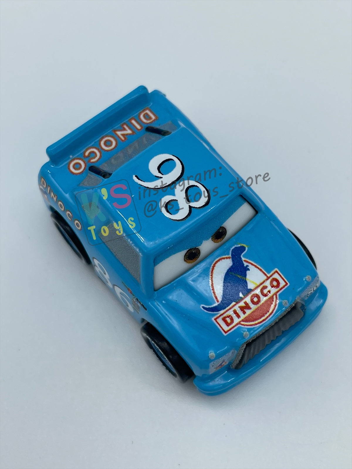 Loose Mini Racers Pixar Disney Cars, DINOCO CHICK HICKS - Pre-Owned in Near Mint Condition - READ DESCRIPTION!!!!