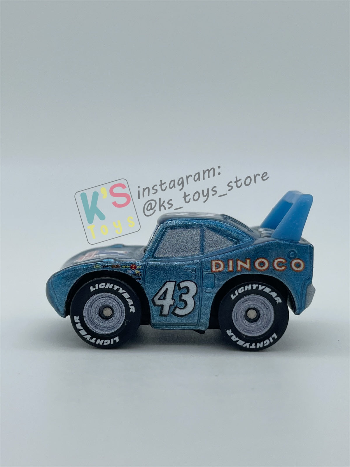 Loose Mini Racers Pixar Disney Cars, METALLIC KING - Pre-Owned in Near Mint Condition - READ DESCRIPTION!!!!
