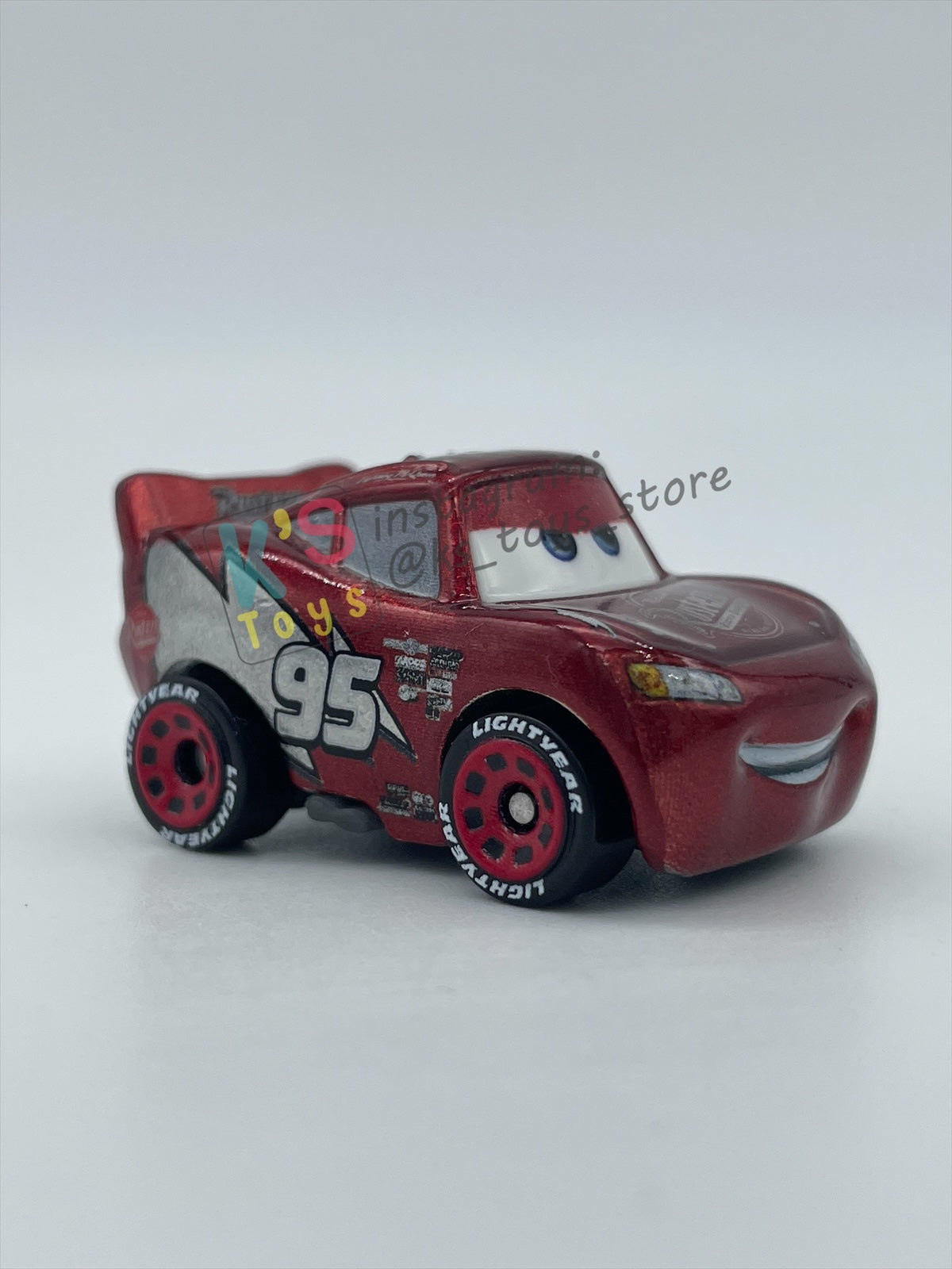 Loose Mini Racers Pixar Disney Cars, RED RACING LIGHTNING MCQUEEN - Pre-Owned in Mint Condition - READ DESCRIPTION!!!!