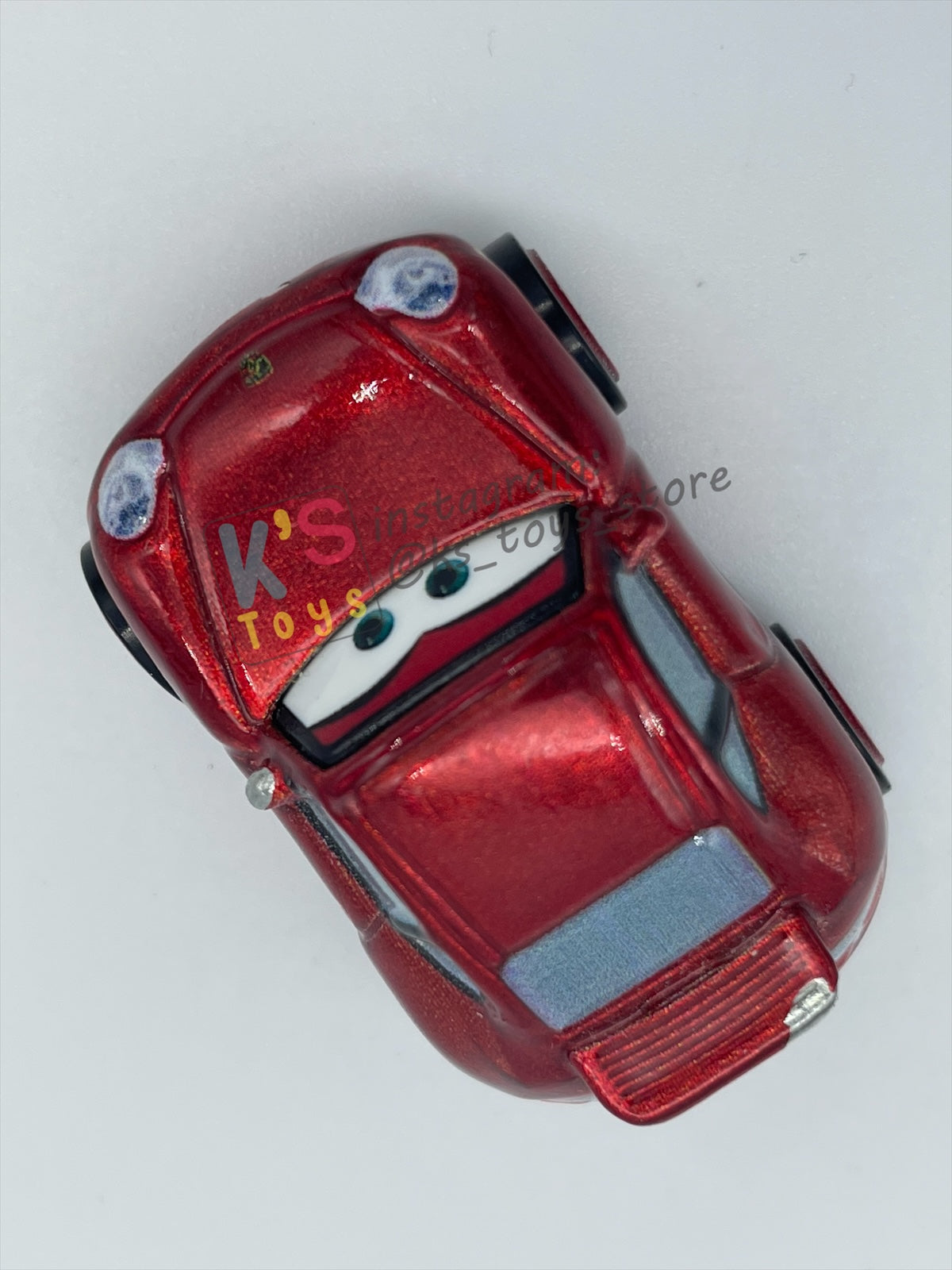 Loose Mini Racers Pixar Disney Cars, RED RACING SALLY - Pre-Owned in Good Condition - READ DESCRIPTION!!!!