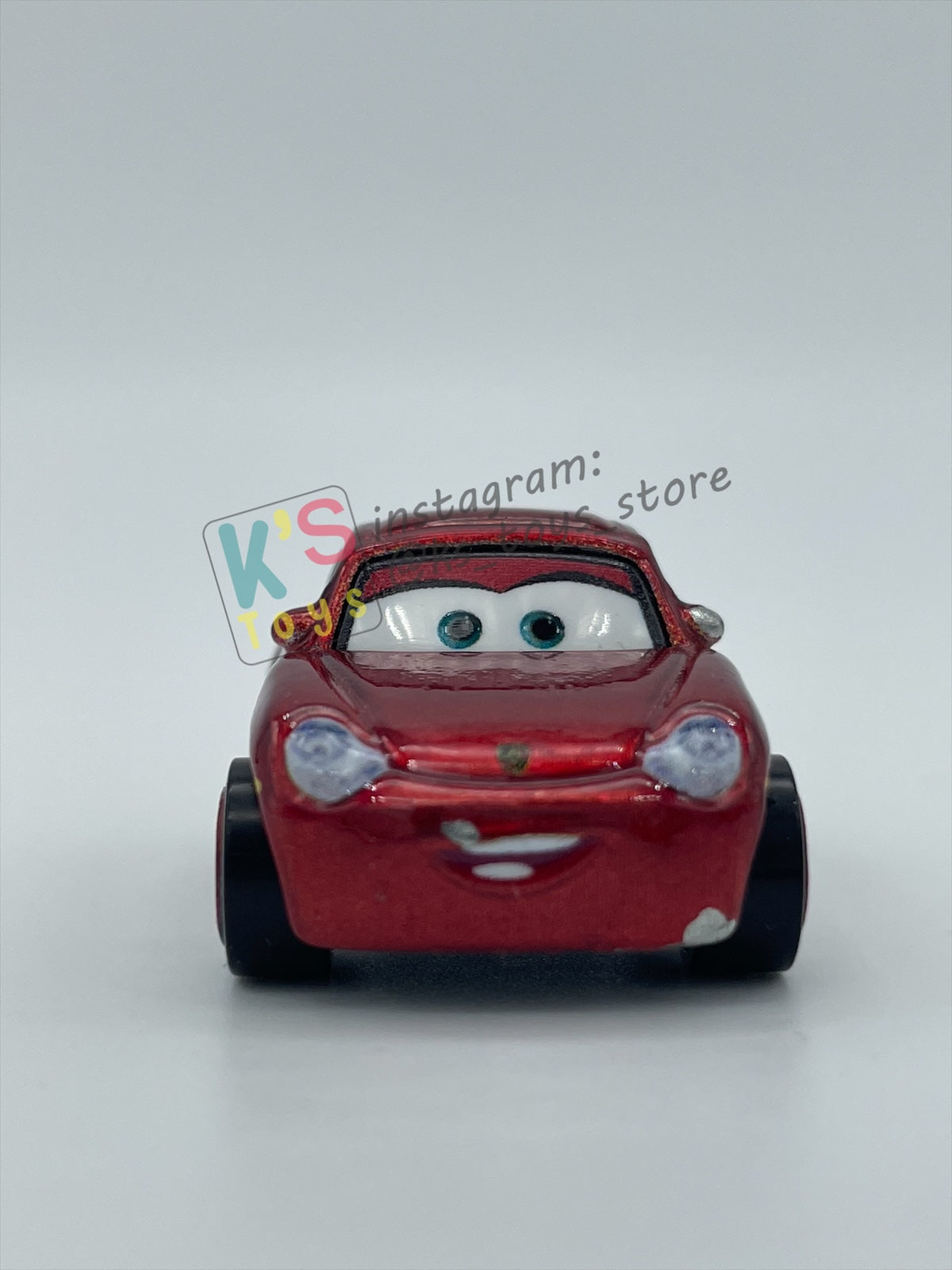 Loose Mini Racers Pixar Disney Cars, RED RACING SALLY - Pre-Owned in Good Condition - READ DESCRIPTION!!!!