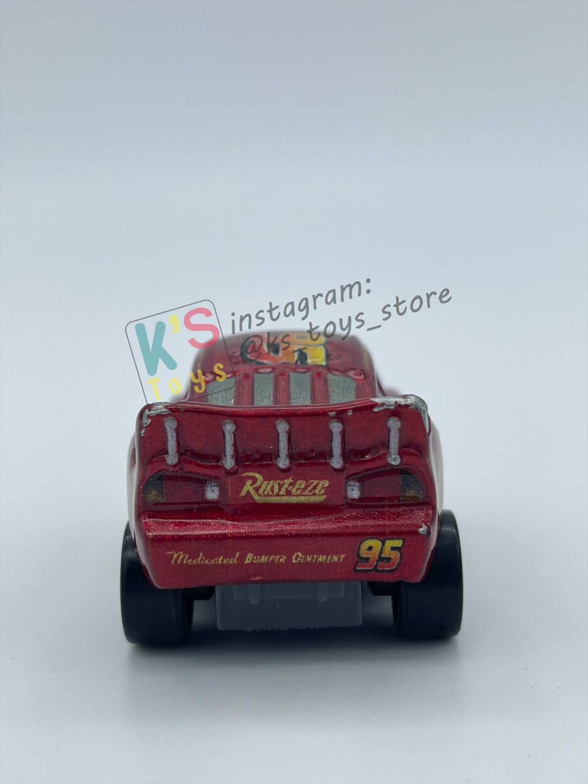 Loose Mini Racers Pixar Disney Cars, METALLIC LIGHTNING MCQUEEN CARS 3 - Pre-Owned in Played with Condition - READ DESCRIPTION!!!!