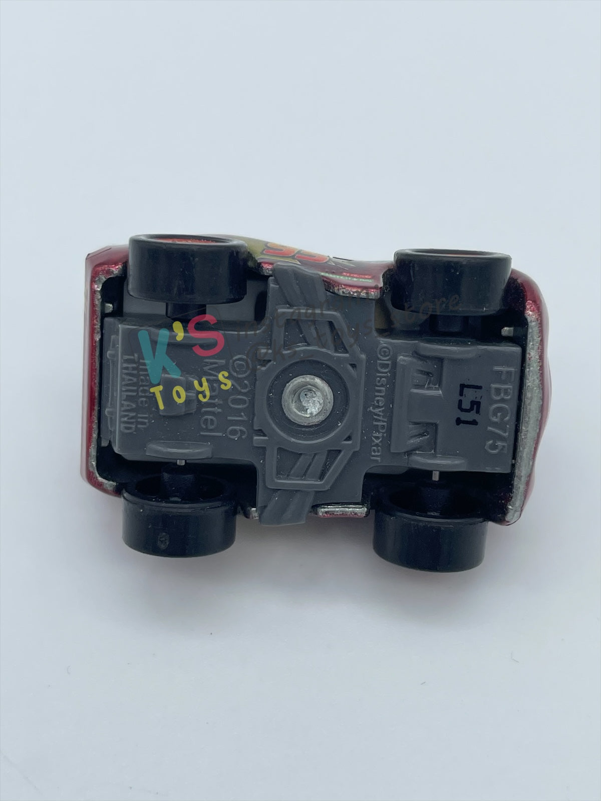 Loose Mini Racers Pixar Disney Cars, METALLIC LIGHTNING MCQUEEN CARS 3 - Pre-Owned in Played with Condition - READ DESCRIPTION!!!!