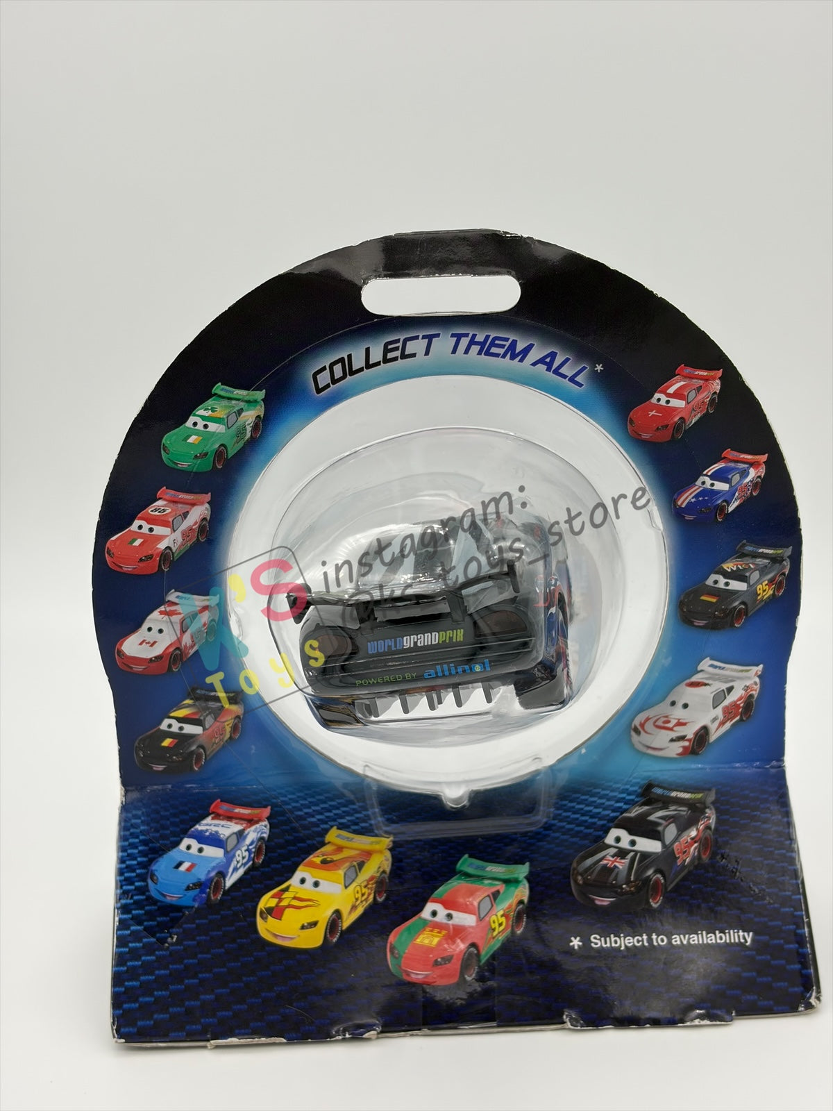Disney Store Version of Disney Pixar Cars 1:43 - UNITED KINGDOM LIGHTNING MCQUEEN - COUNTRY WGP EXCLUSIVE INTERNATIONAL SERIES - BNIP