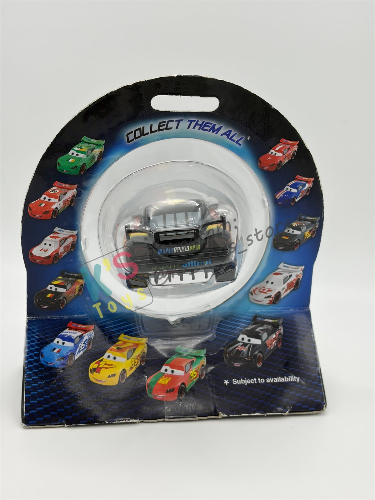 Disney Store Version of Disney Pixar Cars 1:43 - BELGIUM LIGHTNING MCQUEEN - COUNTRY WGP EXCLUSIVE INTERNATIONAL SERIES - BNIP