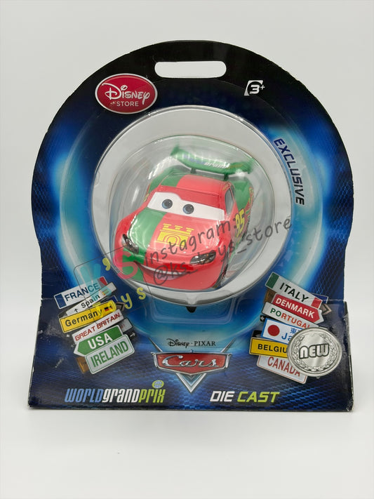 Disney Store Version of Disney Pixar Cars 1:43 - PORTUGAL LIGHTNING MCQUEEN - COUNTRY WGP EXCLUSIVE INTERNATIONAL SERIES - BNIP
