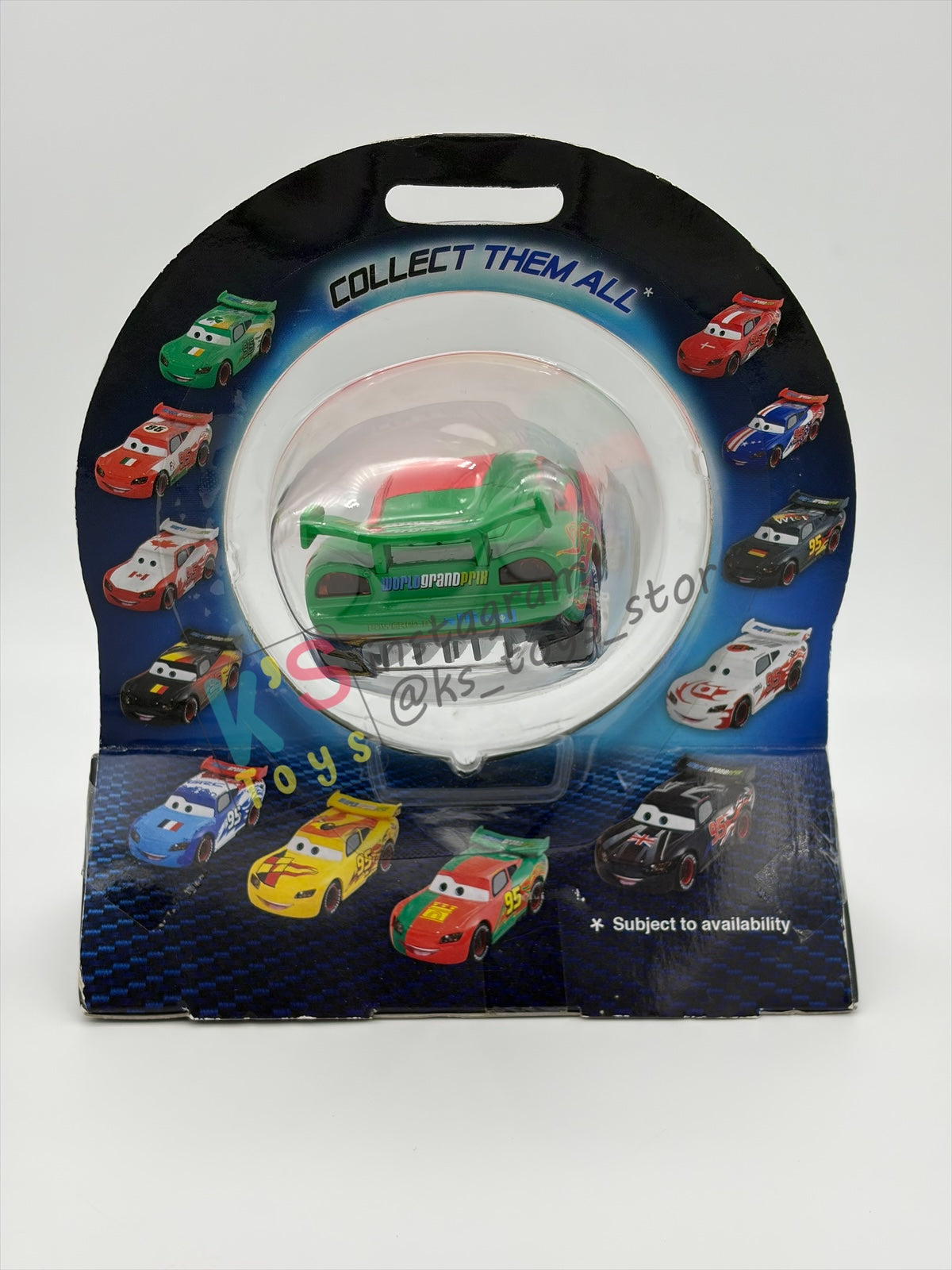 Disney Store Version of Disney Pixar Cars 1:43 - PORTUGAL LIGHTNING MCQUEEN - COUNTRY WGP EXCLUSIVE INTERNATIONAL SERIES - BNIP