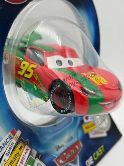 Disney Store Version of Disney Pixar Cars 1:43 - PORTUGAL LIGHTNING MCQUEEN - COUNTRY WGP EXCLUSIVE INTERNATIONAL SERIES - BNIP