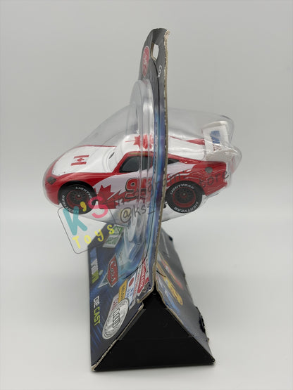Disney Store Version of Disney Pixar Cars 1:43 - CANADA LIGHTNING MCQUEEN - COUNTRY WGP EXCLUSIVE INTERNATIONAL SERIES - BNIP