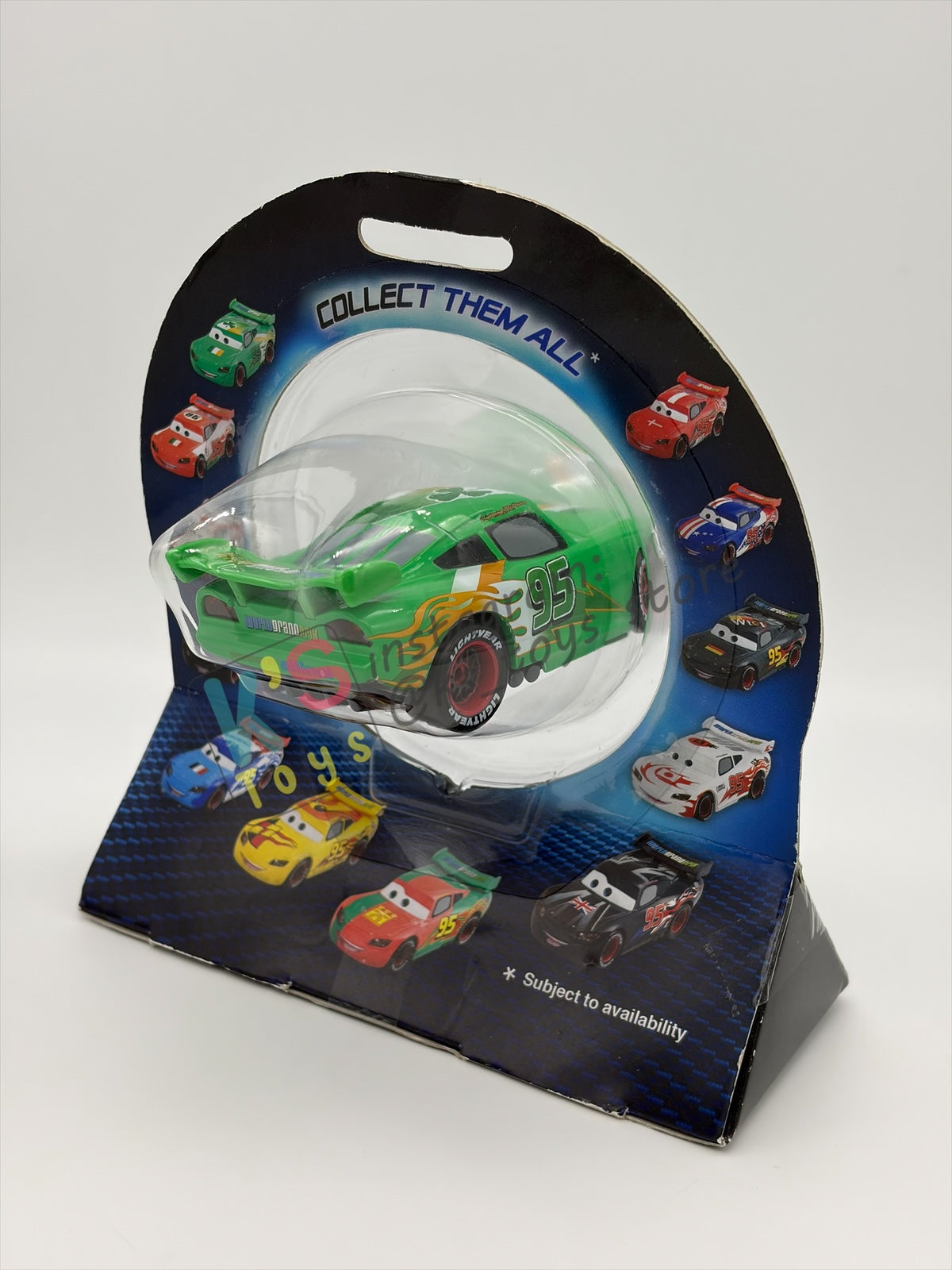 Disney Store Version of Disney Pixar Cars 1:43 - IRELAND LIGHTNING MCQUEEN - COUNTRY WGP EXCLUSIVE INTERNATIONAL SERIES - BNIP