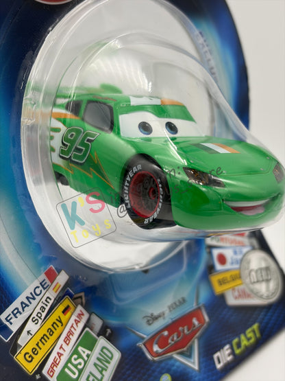 Disney Store Version of Disney Pixar Cars 1:43 - IRELAND LIGHTNING MCQUEEN - COUNTRY WGP EXCLUSIVE INTERNATIONAL SERIES - BNIP