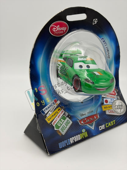 Disney Store Version of Disney Pixar Cars 1:43 - IRELAND LIGHTNING MCQUEEN - COUNTRY WGP EXCLUSIVE INTERNATIONAL SERIES - BNIP