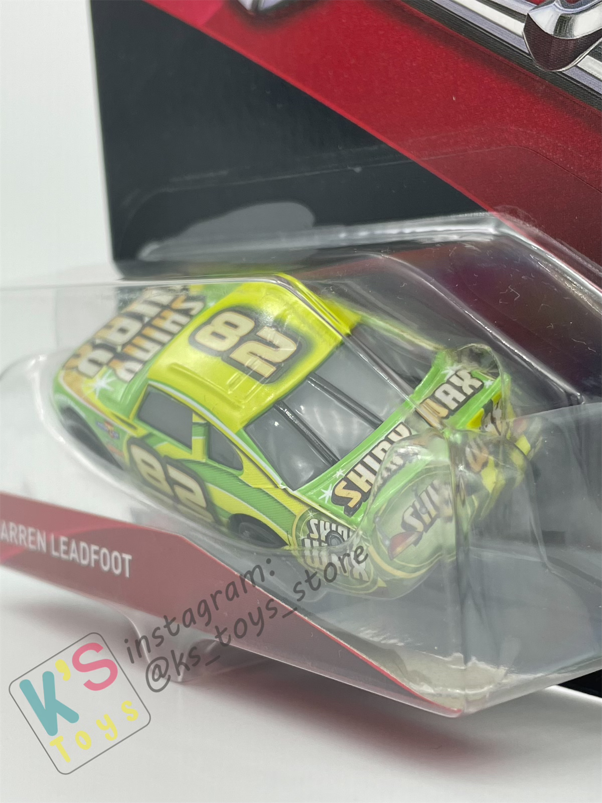 DISNEY PIXAR CARS "DARREN LEADFOOT" CARS 3 - BNIP