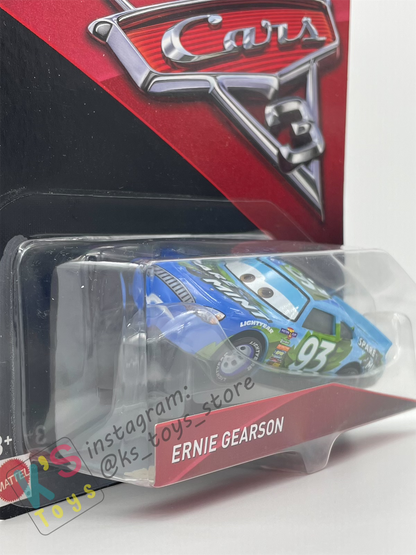 DISNEY PIXAR CARS "ERNIE GEARSON" CARS 3 - BNIP