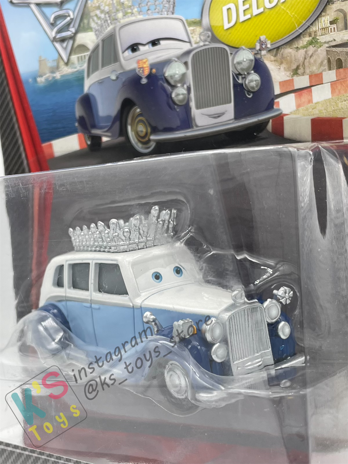 DELUXE DISNEY PIXAR CARS "THE QUEEN" CARS 2 #10 - BNIP