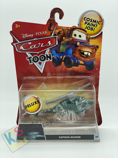 DELUXE DISNEY PIXAR CARS "CAPTAIN MUNIER" #29 UFM SERIES - Cars Toon - BNIP #2